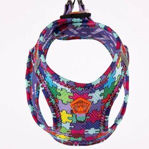 PawStar Puzzle Dog Harness – Adjustable Lightweight Breathable Air Mesh Pet Vest